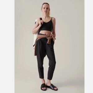 Athleta Black Elation Ankle Pants, Medium Petite